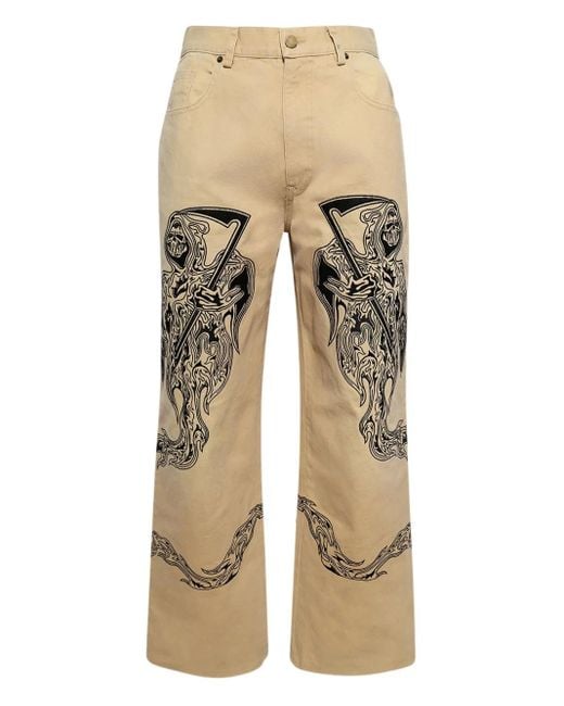 Warren Lotas Natural Cotton Straight Jeans for men