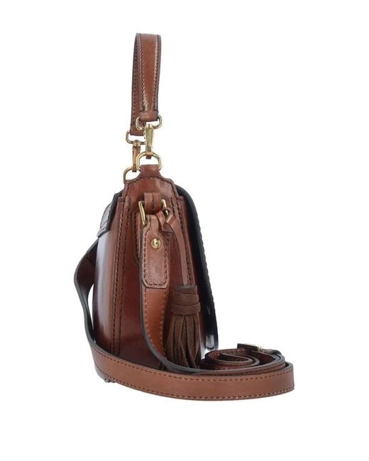 The Bridge Brown Leather Crossbody Bag