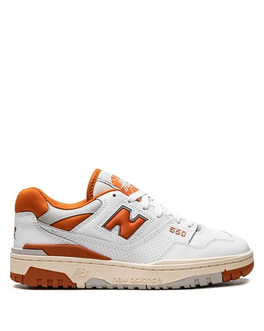New Balance White 550 "College Pack" Sneakers