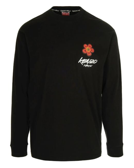 メンズ KENZO X Futura 2000 フローラル Tシャツ Black
