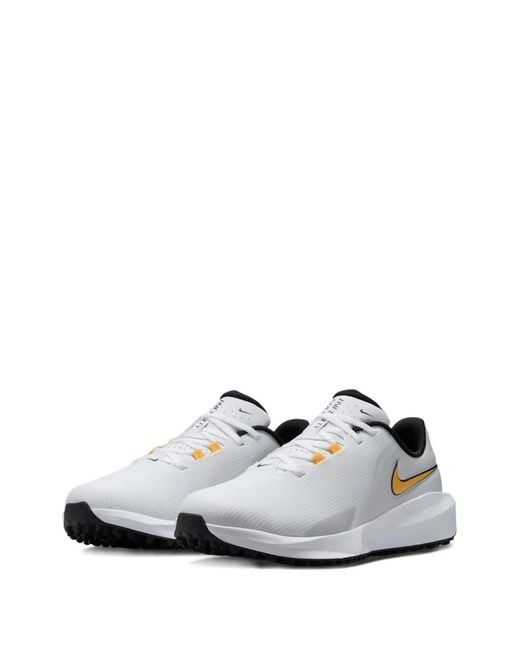 Nike White Infinity Golf Next Nature Logo-Detail Sneakers for men