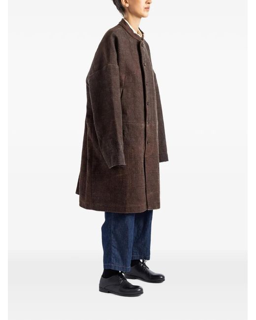 COTTLE Brown Button-Up Coat