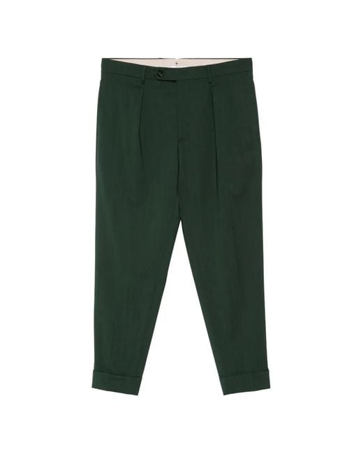 Berwich Green Pantalon Chiaia À Plis for men
