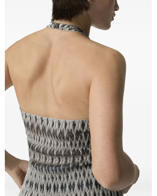 Missoni Gray Haut Dos Nu À Motif