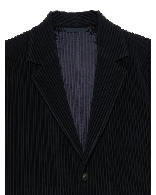 Homme Plissé Issey Miyake Blue Two-Button Jacket for men
