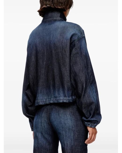 DIESEL Blue De-Sanderz Bomber Jacket