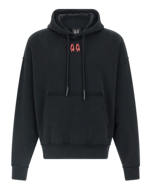 メンズ 44 Label Group Logo-print Hoodie Blue