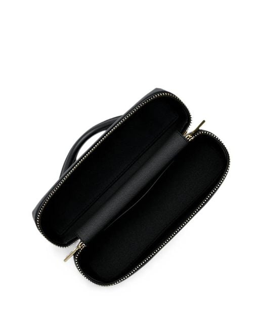 Michael Kors Black Extra Small Jana Logo-Plaque Crossbody Bag