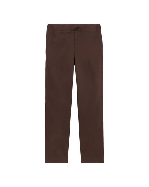 Fortela Brown Wallace Side-Pockets Trousers for men