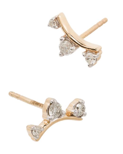 Adina Reyter Natural Amigos 14-Karat Diamond Earrings