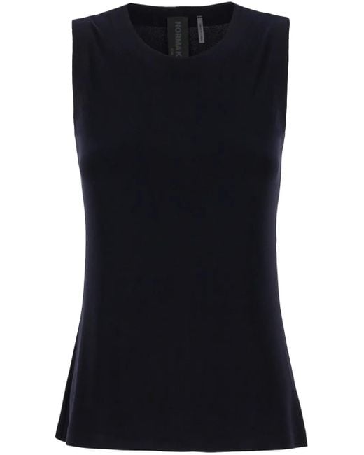 Norma Kamali Blue Sleeveless Top
