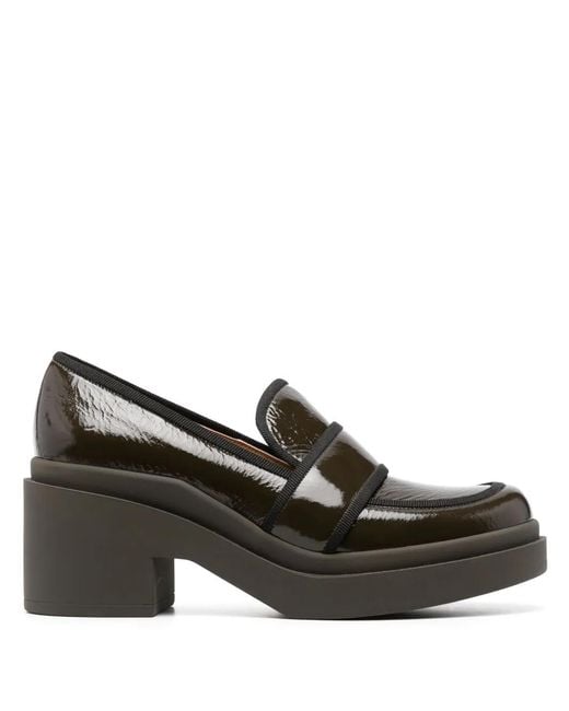 Roberto Festa Black Percy 70Mm Block-Heel Loafers