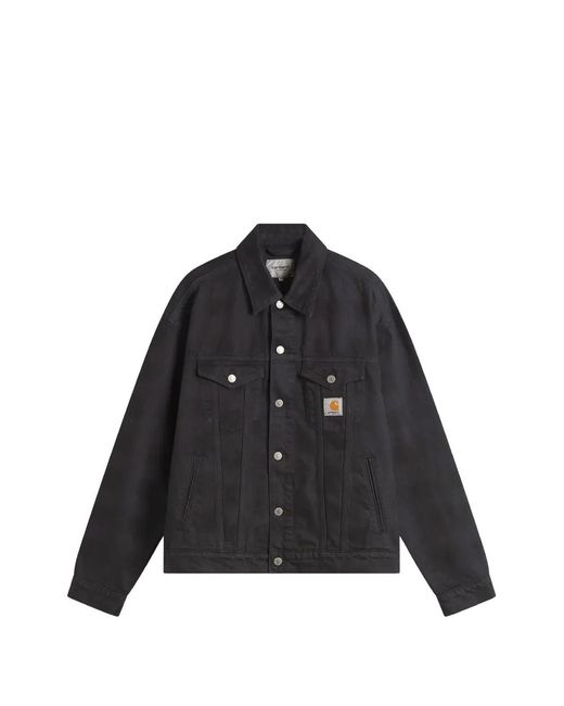 Carhartt Black Buttoned Denim Jacket for men