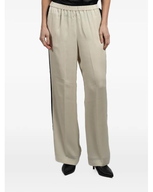 Rag & Bone Natural Olivia Side-Stripe Trousers