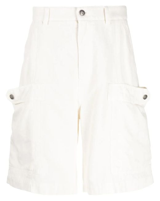 Bermudas Cargo Palm Angels de hombre de color White