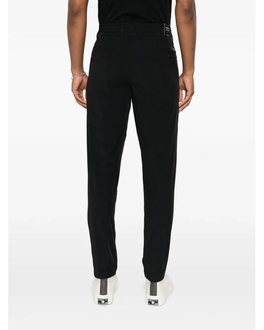 Karl Lagerfeld Black Pantalon Fuselé À Plaque Logo for men