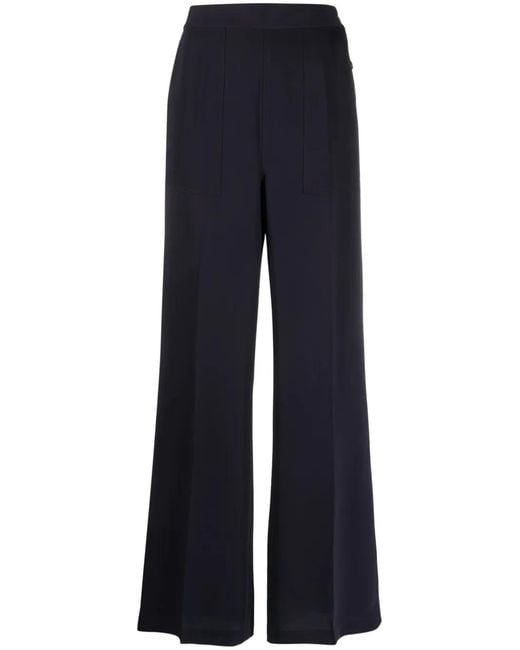 Polo Ralph Lauren Blue High-Waisted Palazzo Pants
