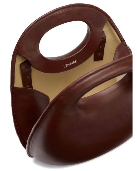 Lemaire Brown Egg Bag