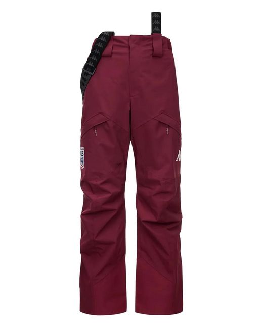Pantalon De Ski Zippé À Bretelles Kappa pour homme en coloris Red