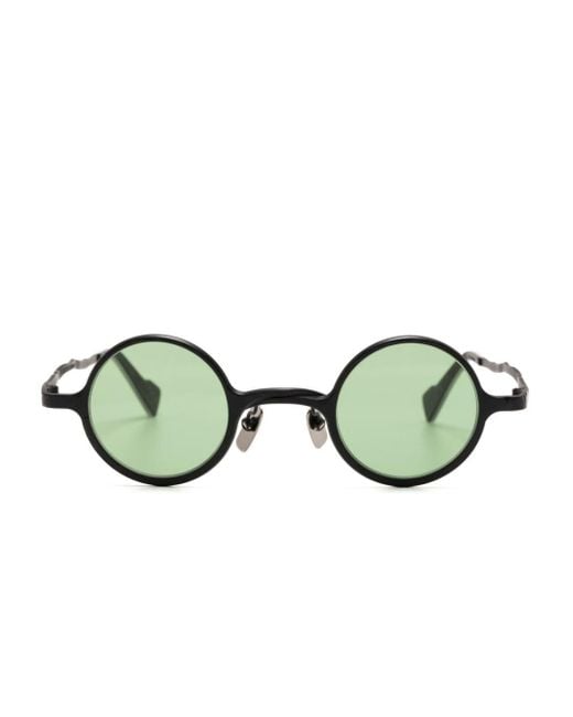 Gafas de sol con montura redonda Kuboraum de color Green