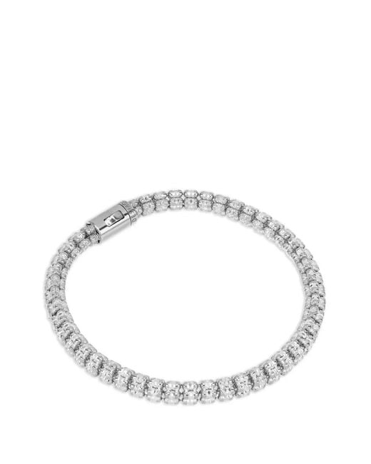 Bracciale Infinity Con Perline di Desmo in Metallic