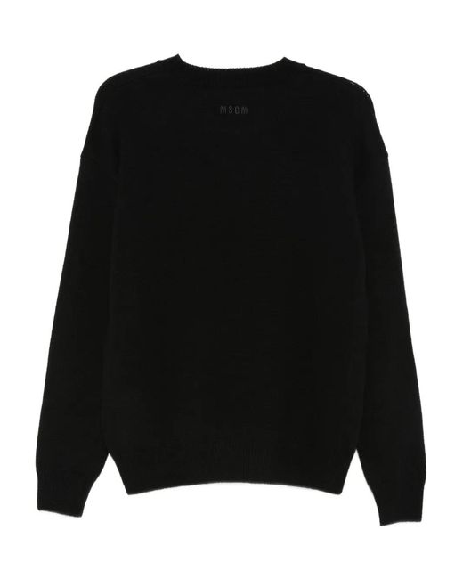 MSGM Black Sweater Clothing for men