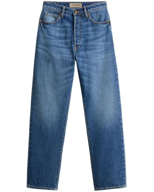 Woolrich Blue Five-Pocket Jeans