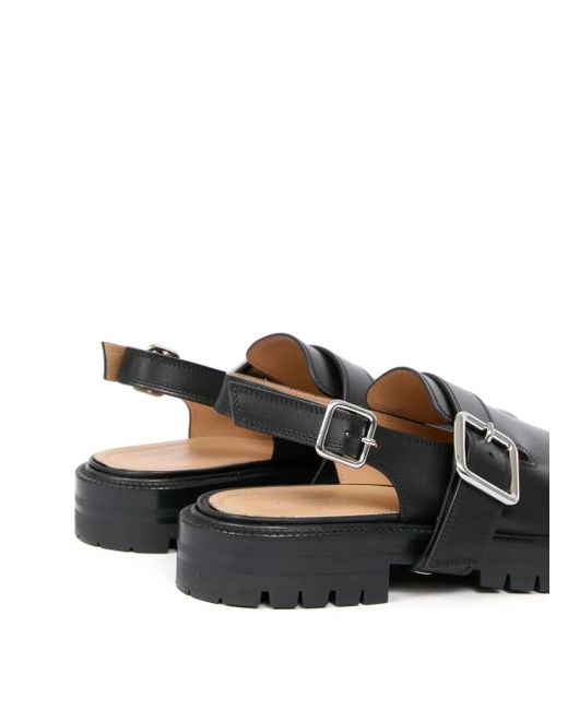 Maison Margiela Gray Tabi County Leather Sandals for men
