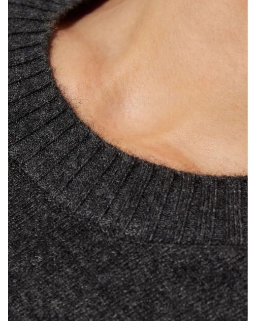 Pull À Col Rond Yves Salomon en coloris Gray