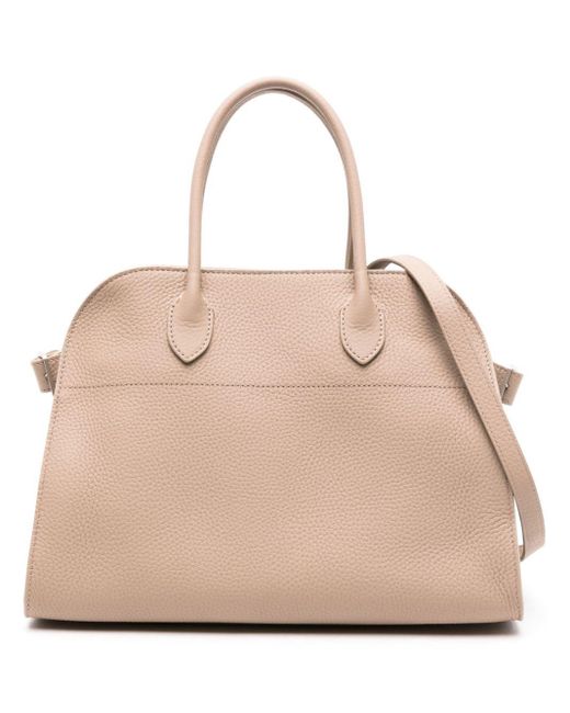The Row ソフト マルゴー 12 レザーハンドバッグ ナチュラル | Lyst