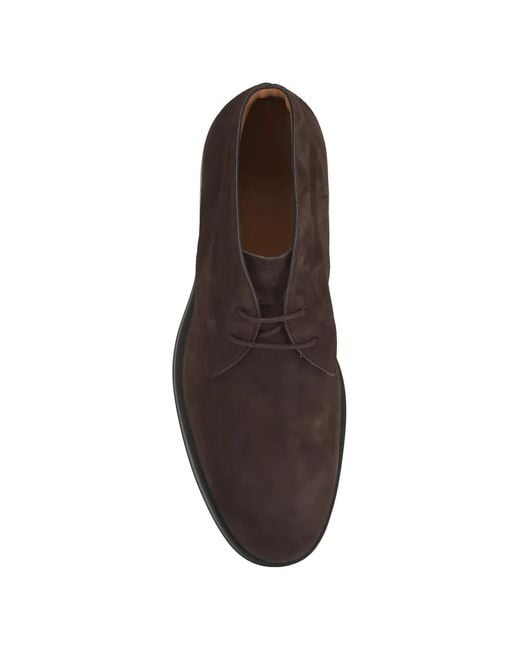 Tod's Brown Suede Boots for men