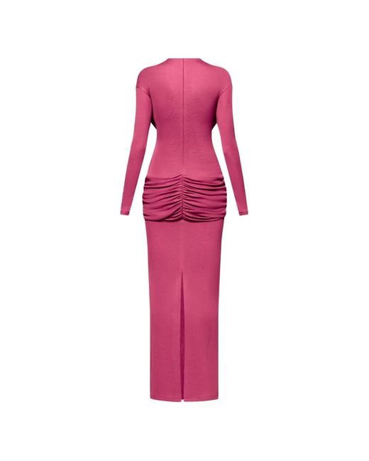 Chats by C.Dam Pink Azora Maxi Dress