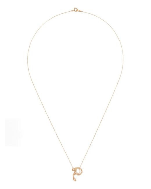 Charlotte Chesnais White 18K P Diamond Necklace