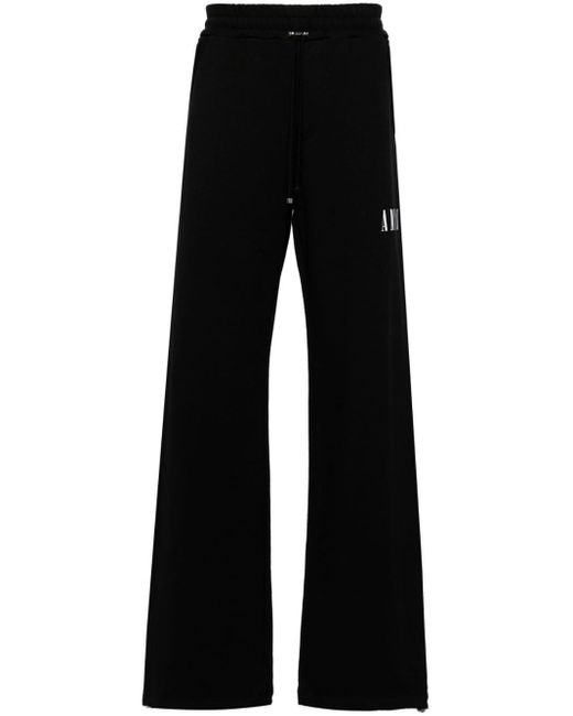 Pantalones de chándal anchos con logo Core Amiri de hombre de color Black