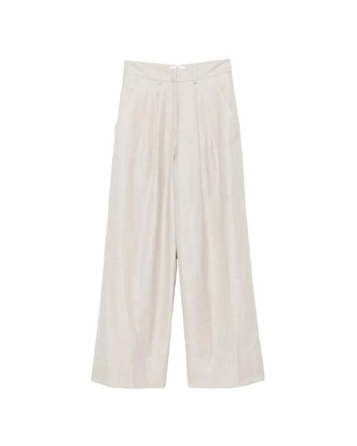 PT Torino White Frankie Trousers