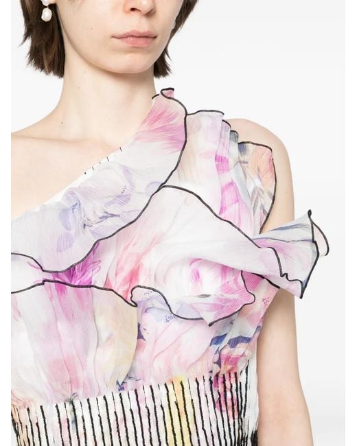 Aje. White Leigh Blouse