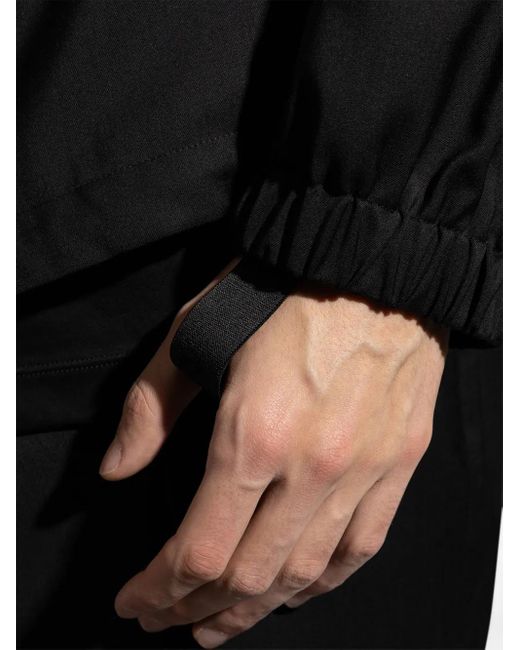 Helmut Lang Black Elasticated-Hem Jacket for men