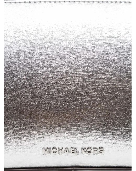MICHAEL Michael Kors Schoudertas Met Metallic-Effect in het Gray