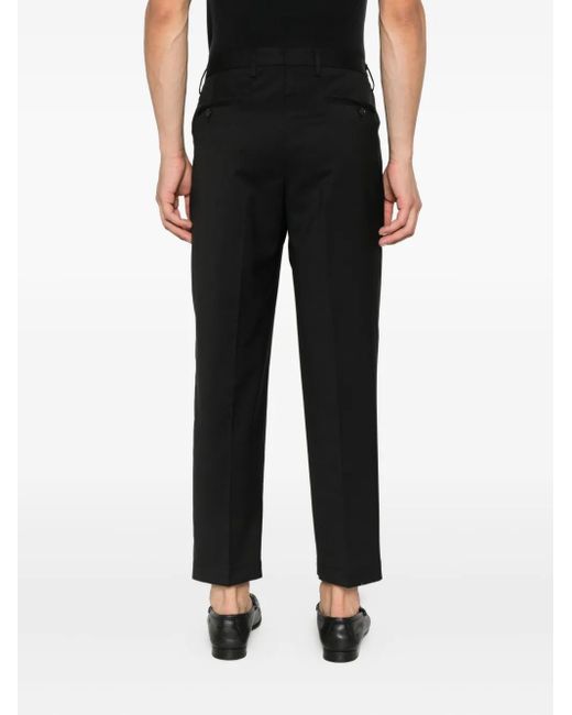 Briglia 1949 Black Pleated-Front Trousers for men