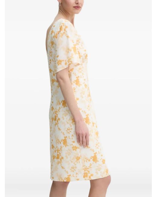 Day Birger et Mikkelsen Natural V-Neck Floral Mini Dress