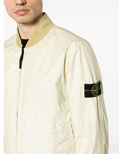 Stone Island White Membrana 3l Tc Jacket for men