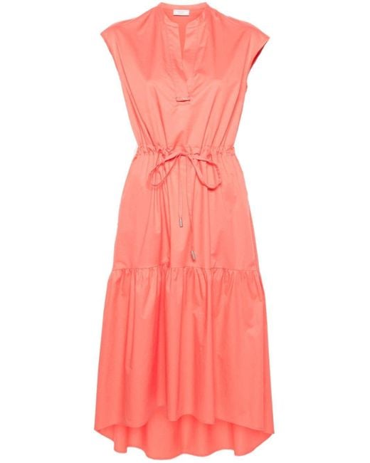 Peserico Pink A-line Midi Dress