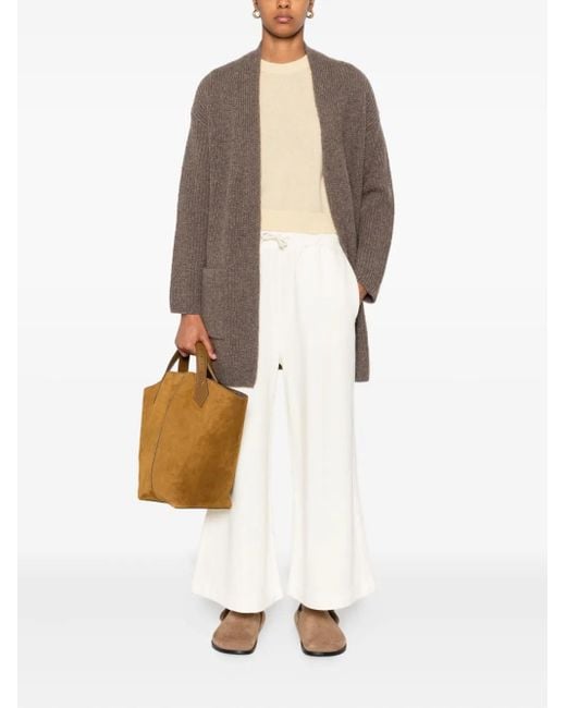 Marc O' Polo Brown Patch-Pocket Cardigan