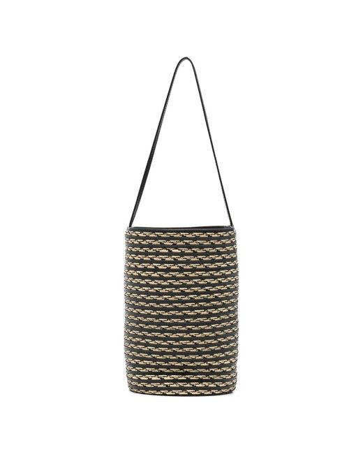 The Row White Gewebte Handtasche