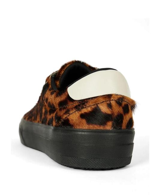 Paul Smith Brown Leopard-Print Sneakers for men