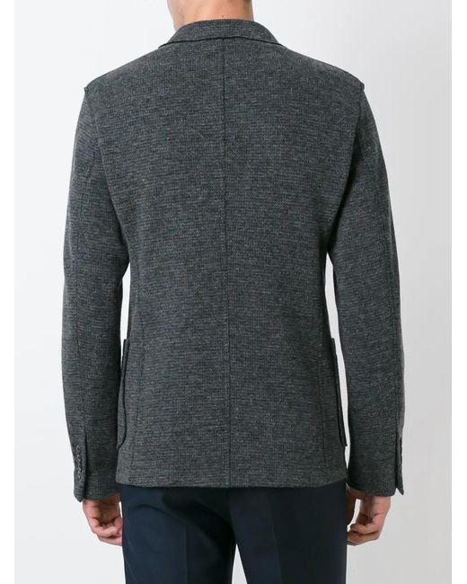 Double Breasted Jacket di Lanvin in Black da Uomo