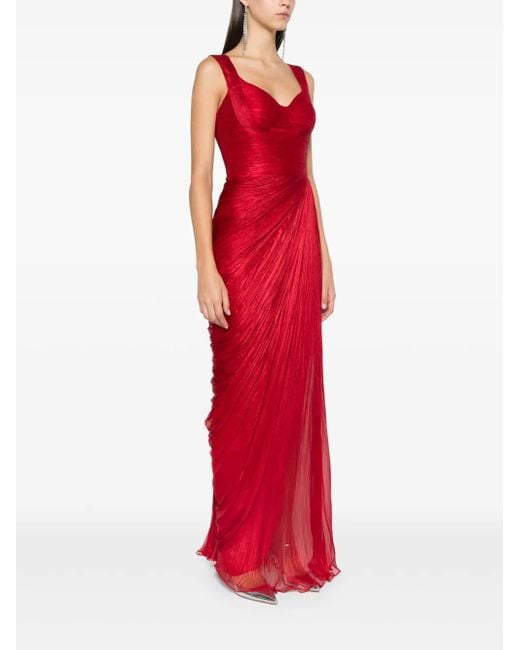 IRIS SERBAN Red Sayan Gown