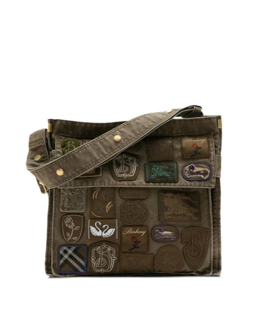 Burberry Brown Medium Trench Tote Bag for men