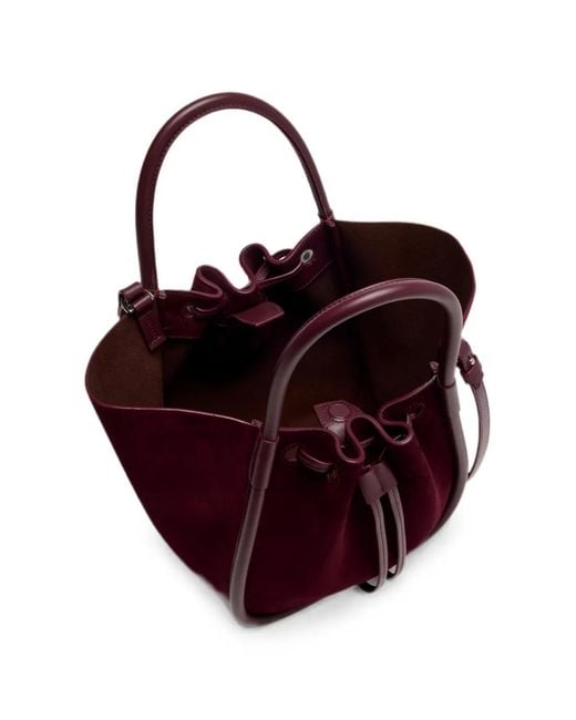 Proenza Schouler Red Small Ruched Tote