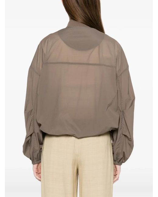Chaqueta Bómber Con Cremallera Herno de color Brown